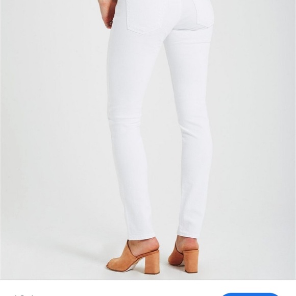 adriano goldschmied the stilt cigarette white jean - Picture 2 of 6